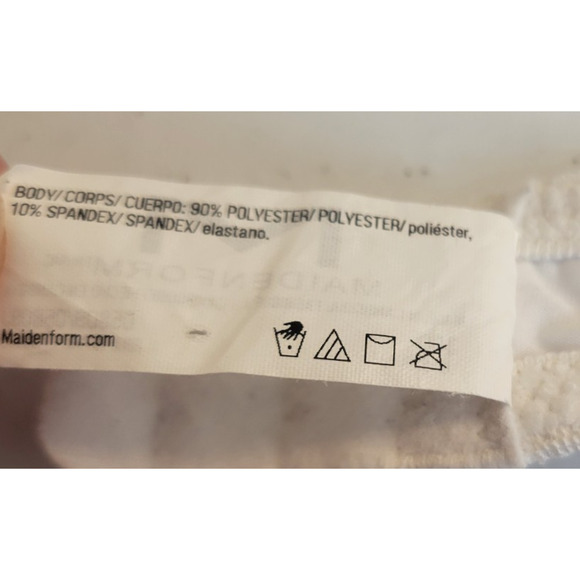 Maidenform Underwire Push Up Bra One Fab Fit White Convertible Size 36D - Picture 2 of 7